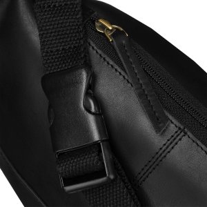 Skórzana nerka męska Peterson PTN BP001-OPU czarna 5