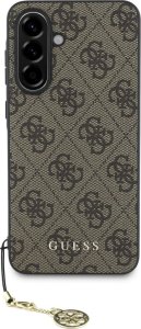 Etui Guess 4G Charms Collection do       Samsung Galaxy A56 brązowy 2
