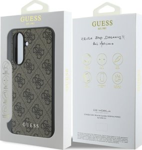 Etui Guess 4G Charms Collection do       Samsung Galaxy A56 brązowy 7