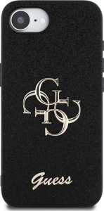 Guess Etui Guess Fixed Glitter Big 4G do       iPhone 16e czarny 3