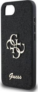 Guess Etui Guess Fixed Glitter Big 4G do       iPhone 16e czarny 6
