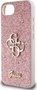 Guess Etui Guess Fixed Glitter Big 4G do       iPhone 16e różowy 6