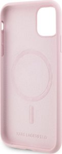 Etui Karl Lagerfeld Silicone             Karl&Choupette MagSafe do iPhone 11 różowy 7