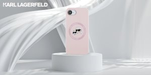 Etui Karl Lagerfeld Silicone             Karl&Choupette Heads MagSafe do iPhone 16e różowy 9