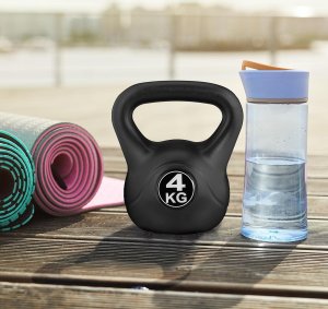 Kettlebell kettle 4 kg do ćwiczeń hantla kula odważnik obciążenie ciężar fitness ModernHome 8