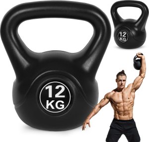 Kettlebell kettle 12 kg do ćwiczeń hantla kula odważnik obciążenie ciężar fitness ModernHome 1