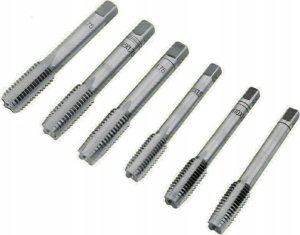 Zestaw gwintowników i narzynek 32el. (M3-M12) metalowa walizka 9