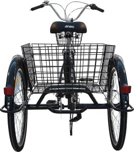 ROWER 3-KOŁOWY 24 CZARNY SHIMANO 7-BIEGOWY OBNIŻONA RAMA 1060972 3