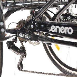 ROWER 3-KOŁOWY 24 CZARNY SHIMANO 7-BIEGOWY OBNIŻONA RAMA 1060972 6