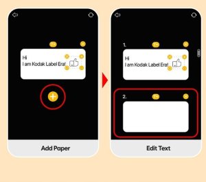 KODAK Label ERA Drukarka Bluetooth do Etykiet Naklejek Grafiki 14mm + Wkład / Label ERA / M50 Żółty 8