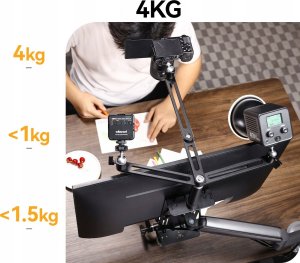 Ulanzi Uchwyt Mocowanie VESA na Monitor + 3x Ramię Głowica 3D 1/4'' - VS01 9