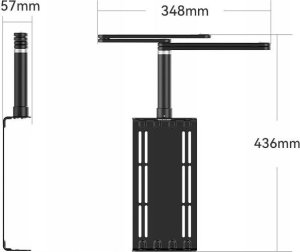 Ulanzi Uchwyt Mocowanie VESA na Monitor + 3x Ramię Głowica 3D 1/4'' - VS01 10