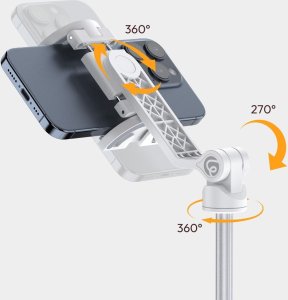 Kijek SELFIE Stick Statyw 1,44m na Magnes MagSafe Telefon Smartfon + PILOT / TT88 10