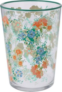 Duża szklanka w kwiatowy wzór, 510 ml 1