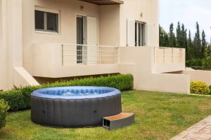 SPA ogrodowe MSpa Basen z hydromasażem dmuchane Bergen MSpa 8 osób SPA Bąbelki 25