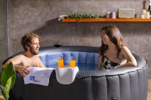SPA ogrodowe MSpa Basen z hydromasażem dmuchane Bergen MSpa 8 osób SPA Bąbelki 29
