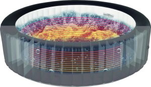 SPA ogrodowe MSpa Basen z hydromasażem dmuchane Bergen MSpa 8 osób SPA Bąbelki 8