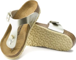 Birkenstock klapki japonki GIZEH KIDS BS Electric Metallic Gold 1015592 (szerokość standardowa) 35 4