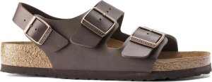 Birkenstock męskie sandały Milano BS 0034701 DARK BROWN (szerokość standardowa) 40 6