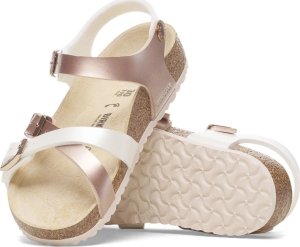 Birkenstock sandały KUMBA SPLIT KIDS 1029411 Electric Metallic Pearl/Copper (szerokość standardowa) 39 5