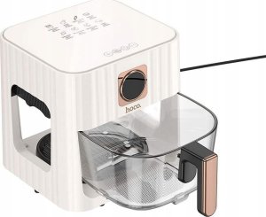 HOCO frytkownica beztłuszczowa Air Fryer z ekranem dotykowym 4,5L 1100W HE22 biała 1