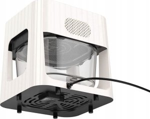 HOCO frytkownica beztłuszczowa Air Fryer z ekranem dotykowym 4,5L 1100W HE22 biała 11