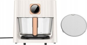HOCO frytkownica beztłuszczowa Air Fryer z ekranem dotykowym 4,5L 1100W HE22 biała 4