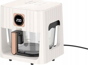 HOCO frytkownica beztłuszczowa Air Fryer z ekranem dotykowym 4,5L 1100W HE22 biała 8