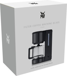 Ekspres przelewowy WMF WMF Stelio Kaffeemaschine Glas deep black 8