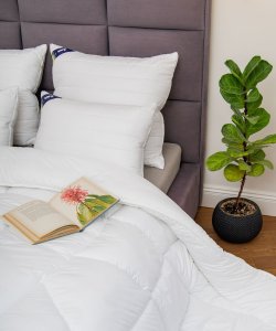 TENCEL poduszka pikowana AMZ KOLOR: Biały,  ROZMIAR: 40x80cm 3