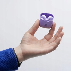 Słuchawki Bluestar słuchawki bezprzewodowe bluetooth TWS FI7 fioletowe 5