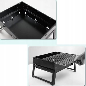 Grill ogrodowy turystyczny składany RC-K-933 czarny 15