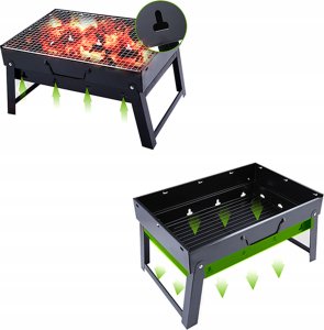 Grill ogrodowy turystyczny składany RC-K-933 czarny 17
