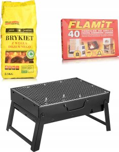 Grill ogrodowy turystyczny składany RC-K-933 czarny 19