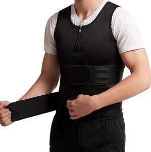 Kamizelka neoprenowa męska treningowa RC-K-1365 rozmiar S czarna 4