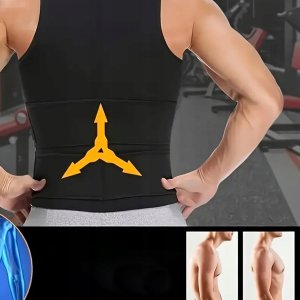 Kamizelka neoprenowa męska treningowa RC-K-1365 rozmiar S czarna 7