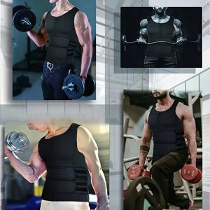 Kamizelka neoprenowa męska treningowa RC-K-1365 rozmiar S czarna 9