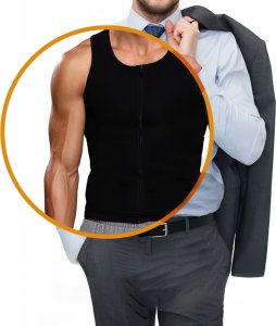 Kamizelka neoprenowa męska treningowa RC-K-1365 rozmiar S czarna 10