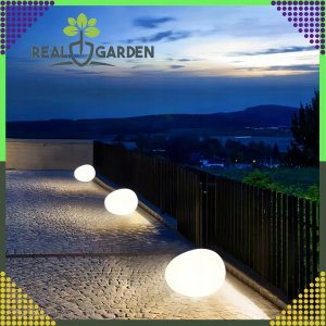 Lampa solarna LED w kształcie kamienia 14 cm RC-K-1486 8