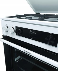 Gas stove with electric oven Gorenje GKS6C71WF 22