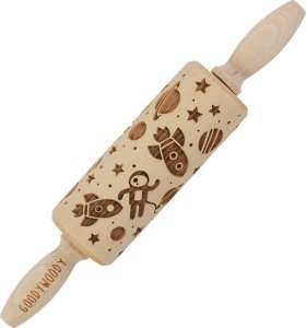 Wałek do ciasta mini kosmos + szczotka 1