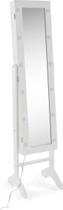Lustro ścienne Versa Biały Lustro Drewno MDF 35 x 153 x 35,2 cm Szkatułka na nóżkach 1