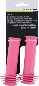 CHWYTY RĄCZKI GRIPY DO KIEROWNICY 115MM DUNLOP - RÓŻOWY 3