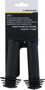 CHWYTY RĄCZKI GRIPY DO KIEROWNICY 115MM DUNLOP - CZARNY 3