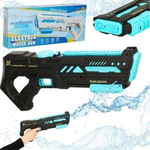 Pistolet karabin na wodę elektryczny mocny profesjonalny broń wodna dla dzieci czarny Kik Sp. z o. o. Sp. k. 1