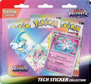 Karty TCG: Scarlet & Violet - Prismatic Evolutions - Tech Sticker Sylveon Pokemon TCG 1