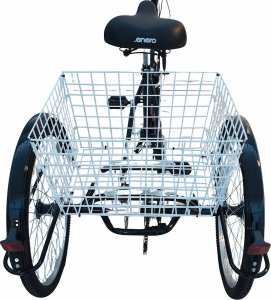 ROWER 3-KOŁOWY SKŁADANY 24 CZARNY SHIMANO 7-BIEGOWY 5