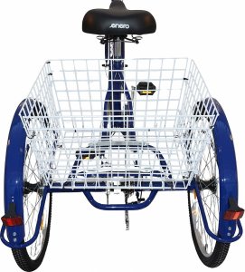 ROWER 3-KOŁOWY SKŁADANY 24 GRANATOWY SHIMANO 7-BIEGOWY 5