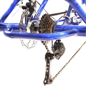 ROWER 3-KOŁOWY SKŁADANY 24 GRANATOWY SHIMANO 7-BIEGOWY 7