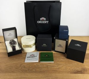 Zegarek męski Orient RA-AK0807R30B brązowy 2